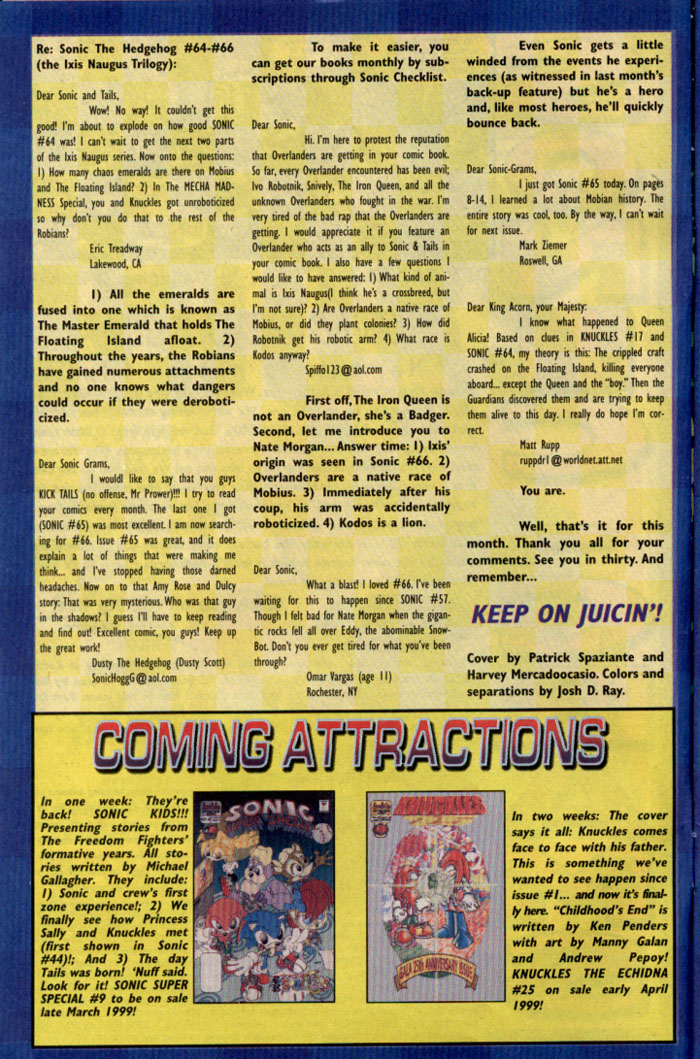 Sonic - Archie Adventure Series June 1999 Page 2